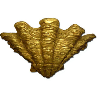 Shell Sconce Wall Sconce — Antique Gold finish
