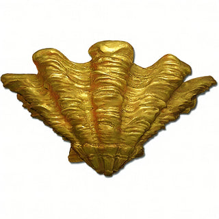 Shell Sconce Wall Sconce — Deep Gold finish