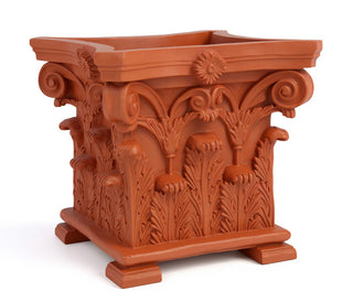 Corinthian Planter with Feet - 17-inch — Metro finish