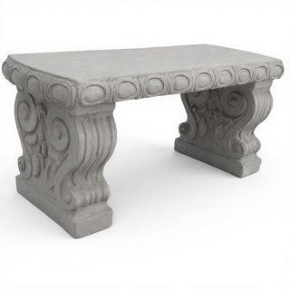 Metro Bench — Limestone finish