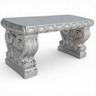 Metro Bench — Silver finish