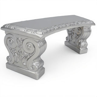 Curved Short Bench — Silver finish