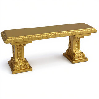 Antica Bench — Deep Gold finish