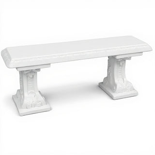 Antica Bench — Flat White finish
