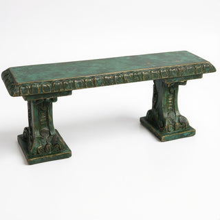 Antica Bench — Green Bronze finish