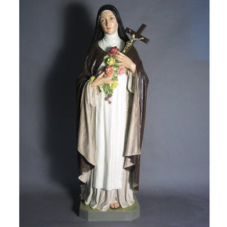 Saint Therese with Roses 60-inch Statue - 60-inch