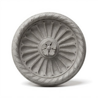Belmont Medallion Wall Plaque - 20-inch — Limestone finish