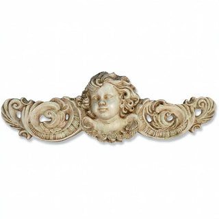 Angelic Scroll Wall Plaque — Museum Terracotta finish