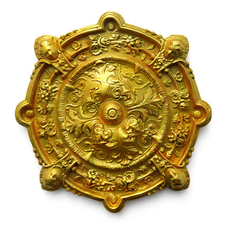 Intorno Medallion Wall Plaque - 35-inch — Deep Gold finish
