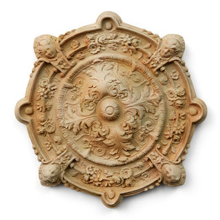 Intorno Medallion Wall Plaque - 35-inch — Dusted Sand finish