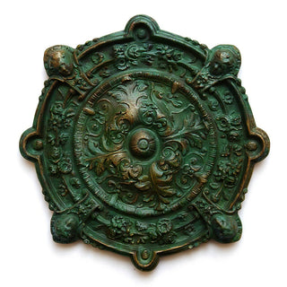 Intorno Medallion Wall Plaque - 35-inch — Green Bronze finish