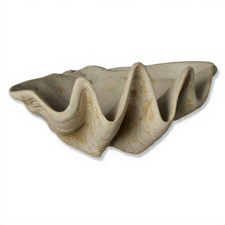 Clam Shell Planter — Museum Terracotta finish