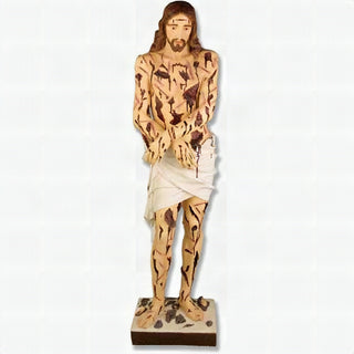 Scourged Christ Statue - 60-inch - Realistic Color - Hand-Painted