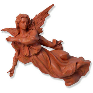 Winged Hanging Angel Wall Angel - 17-inch — Metro finish