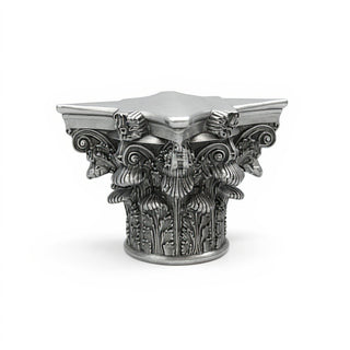 Corinthian Capital — Antique Silver finish