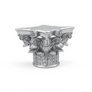 Corinthian Capital — Silver finish