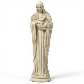 Madonna and Child Statue - 21-inch — Antique White finish