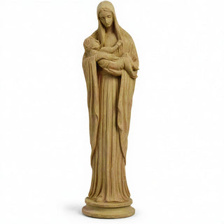 Madonna and Child Statue - 21-inch — Dusted Sand finish