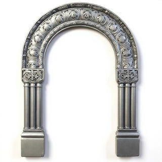 Marcella Archway - 69-inch — Aged Silver finish