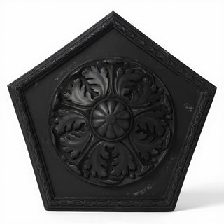 Penta Medallion Wall Medallion - 18-inch — Dusted Black finish