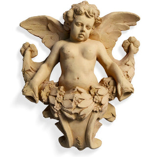 Angel Gliding, Looking Left Wall Piece - 34-inch - Dusted Sand finish