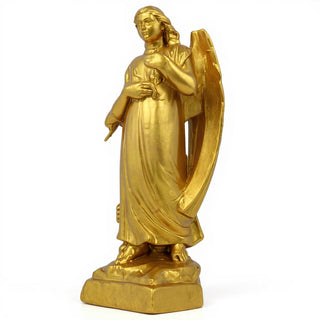 Graceland Angel Statue - 53-inch — Deep Gold finish