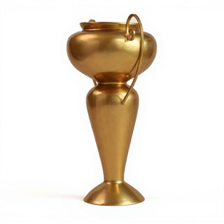 Abraham Urn with Iron Handle Planter - 36-inch — Antique Gold finish