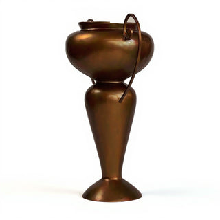 Abraham Urn with Iron Handle Planter - 36-inch — Bronze finish