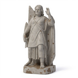 Jesus Falls the Second Time Statue - 25-inch — Antique Stone finish