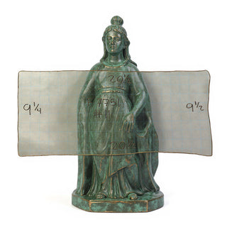 Jesus Nailed to the Cross Statue - 29-inch — Green Bronze finish