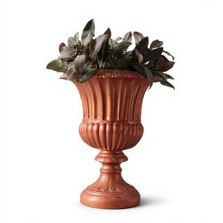 Fluted Urn Planter - 20-inch — Metro finish