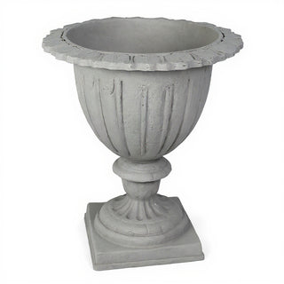Botanico Urn Planter - 21-inch — Limestone finish
