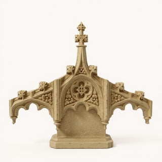 Chartres Tracery Header Wall Header — Gothic Stone finish