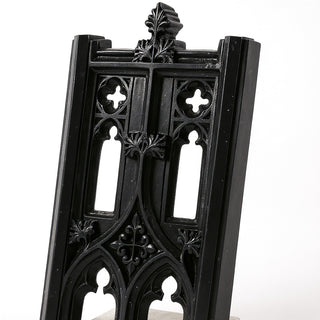 Exeter Tracery Panel Wall Panel - 33-inch — Dusted Black finish