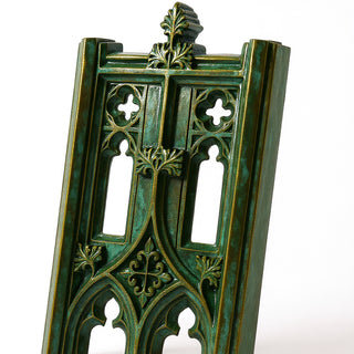 Exeter Tracery Panel Wall Panel - 33-inch — Green Bronze finish