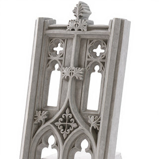 Exeter Tracery Panel Wall Panel - 33-inch — Limestone finish