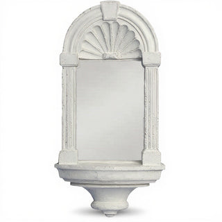 Classical Niche Mirror - 22-inch — Antique White finish