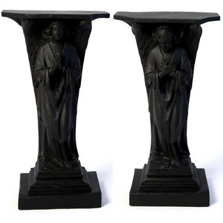 Devotion Angels Statue - 38-inch — Dusted Black finish