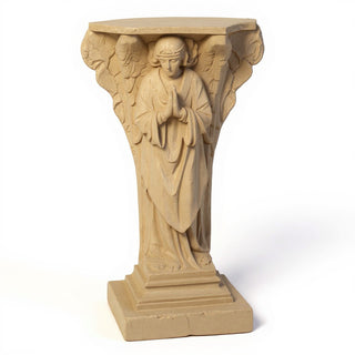 Devotion Angels Statue - 38-inch — Dusted Sand finish