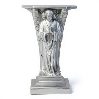 Devotion Angels Statue - 38-inch — Silver finish