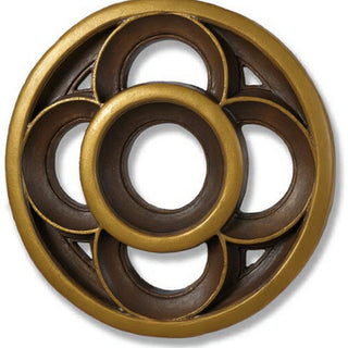 Four-Lobed Framework Architectural Panel - 36-inch — Bronze finish