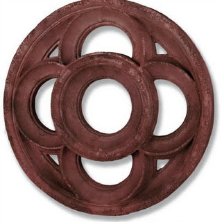 Four-Lobed Framework Architectural Panel - 36-inch — Rust finish