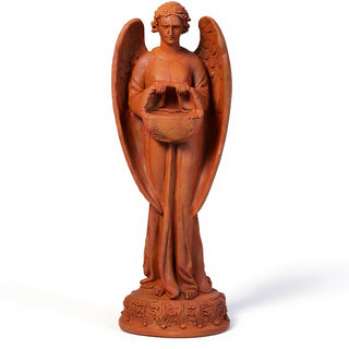 Angel with Basket Statue - 26-inch — Metro finish