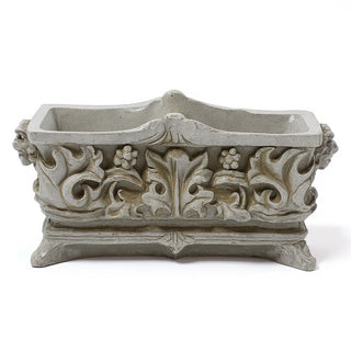 Fiori Planter - 13-inch — Antique Stone finish
