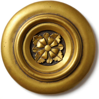 Overture Plate Wall Plaque — Antique Gold finish