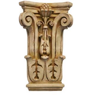 Pilaster Facade Wall Plaque - 22-inch — Dusted Sand finish