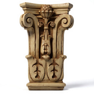 Pilaster Facade Wall Plaque - 22-inch — Gothic Stone finish