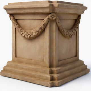 Alessa Pedestal - 22-inch — Gothic Stone finish