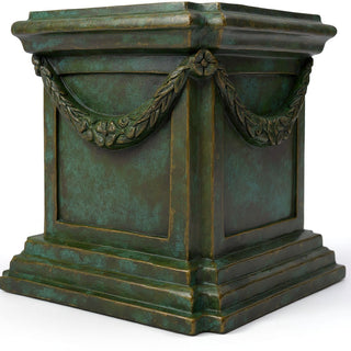 Alessa Pedestal - 22-inch — Green Bronze finish