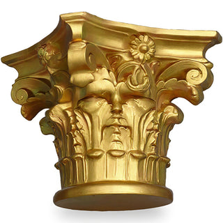 Corinthian Capital — Antique Gold finish